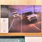 1992 Isuzu Trooper Silver Suv Mountain Passing 2 Page Vintage Print Ad Advert