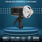 Flashpoint Xplor 600 Ttl Li-ion Battery-powered Hss Strobe Light With Built-in R