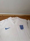 2014 England National Soccer Team World Cup Nike Jersey Sz M  Dri-fit