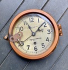 Working Chelsea U s  Maritime Commission Bakelite Military Naval Ship Clock  Key