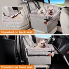 Dog Car Seat For Small Dogs pu Leather Pet Car Seat Boosters puppy Cat Carseats 