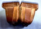 Vintage Leather Double Ammo Pouch Cartridge Magazine Mauser Mosin Army Military