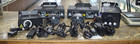 Lot Of 6 Dj Laser Lights   Fog Machine Stage Lighting Effects W  Power Cords