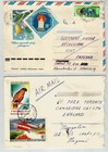 Mongolia 5 Covers From The 60s   80s  Lovely Colorful Stamps Many In Both Sides
