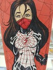 2017 Marvel Premier Silk Sketch Card 3 Panel                Signed 1 1 Original Art