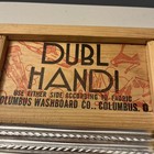 Vintage Dubl Handi Columbus Oh Washboard Co  Scrub Board Double Side Wash Board