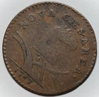 1787 New Jersey Copper - Large Planchet - Colonial Copper Coin