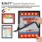 Pujiang 8 5x11 Magnetic Sign Holder Double Sided Window Self-adhesive Frame