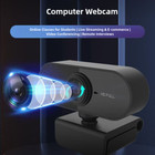 1080p Hd Usb Webcam With Microphone Auto Focus For Pc Mac Laptop Desktop
