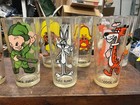 Vintage 1973 Warner Bros Looney Tunes Pepsi Collector Series Glasses - Lot Of 6
