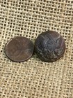 Nice Dug Civil War Eagle Coat Button Dug At Kennesaw Mtn Georgia Complete