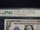 1928 A  1 Silver Certificate Funny Back Ua Block   Pmg 66 Gem Unc Epq U00273765a