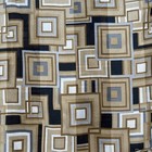Classic Vintage Geometric  Scarf  Cream Beige  Gray  And Black Colors  60x14