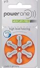 60 Powerone Hearing Aid Size 13 Genuine Mercury Free  Batteries germany Exp-2028