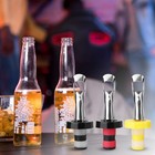 6 Pcs Reusable Wine Stoppers Silicone Vacuum Bottle Stopper Seal Cork