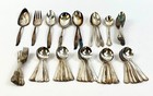 Plated Silverware Flatware Assorted Collection Lot 57 Pieces