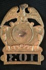 1930s-1950s North Carolina Police Hat Badge Unit 103 