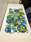 Vintage Rare Montero B d Zodiac Horoscope Blue Green Beach Towel Zodiac Signs  