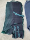 Lot Of 2 Horse Coolers  1  Rambo Heavy Fleece  1  Waffle Cooler Size 75      76   