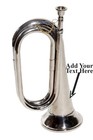 Personalized Engraved Civil War Era Brass Bugle Horn - Us Military  Horn