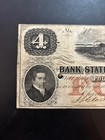  4 Bank Note 1861 South Carolina Four Dollar Bill Civil War Hand Signed  71