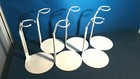 Doll Stands For Slim Action Figure Dolls 7-8 Inch Set Of 6 Six White Metal 20sm