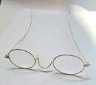 Antique Steven s   Co Sq Eyeglasses Oval 10k Gold Filled Wire Frame          A11