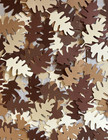 Brown Oak Leaf Confetti Fall Thanksgiving Party Supplies Table Decoration 125pcs