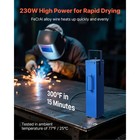 Uimoso Portable Welding Rod Oven With 10lb Capacity For 18-inch Electrodes