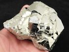 Big  Stepped Rhombic Pyrite Crystal Cluster 100  Natural From Peru 745gr
