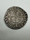 1587-1589 England Elizabeth I Silver Shilling Crescent 6th Issue Rare Coin