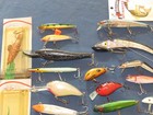 Vintage Lot Of Approx 55 Fishing Lures Both Modern And Vintage