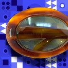 Vintage 1960 s Suntimer Victory Sunglasses S-583 Skimo France Orange Striped