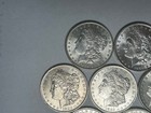 Lot Of 10 Morgan Silver Dollars High Grade Au  Bu Lot Of Coins Dated 1878-1904 