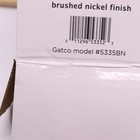 Gatco Form Robe Hook In Brushed Nickel