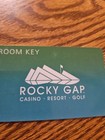 Rocky Gap Casino Resort Golf Hotel Room Key Card Flintstone Maryland Md