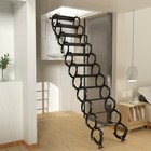 11 Steps 3m Electirc Attic Ladder Aluminum Folding With Remote Loft 31 5 35 4 