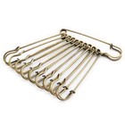 30pcs Safety Pins Large Heavy Duty Stainless Steel Sewing Crafting Jewelry Tool