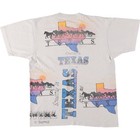Vintage 90 s Screen Stars All-over Print T-shirt Made In The Usa Size L Men    