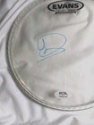 Dave Grohl Signed Clear                                Drum Head    Psa Letter  