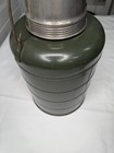 Vintage Stanley Thermos Jug Green    it Will Not Break    Usa Steel W wooden Handle