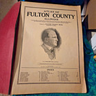 Antique Original 1916 Standard Atlas Of Fulton County Illinois With 26 Townships
