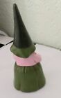Vintage 1980 Unieboek Gnome Woman Rubber Hard Plastic Figurine Rare Find 