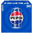 Pepsi Cola Soda 12oz Cans     Refreshing Soft Drink  24 Pack