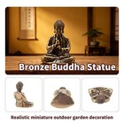 Buddha Statue Bronze Buddha Statue Chinese Buddhism Pure Copper Bronze2337