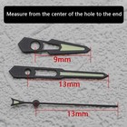 Green Luminous Watch Hands For Nh35 Nh36 4r35 7s26 Movement Pointers 9x13x13mm