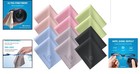 Individually Wrapped Microfiber Cloths - 12 Pack For Clean Eyeglasses   Screens