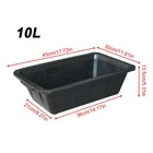 Feed Trough 10l Horse Feed Bucket Water Bowl Pan Bucket Pet Supplies Superbly