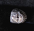 90 s Vintage Native American Silver 925 Stamped Ring  Navajo Bikers Ring 