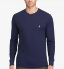 Polo Ralph Lauren Men s Shirt Waffle Weave Long Sleeve Thermal Navy Size 2xl